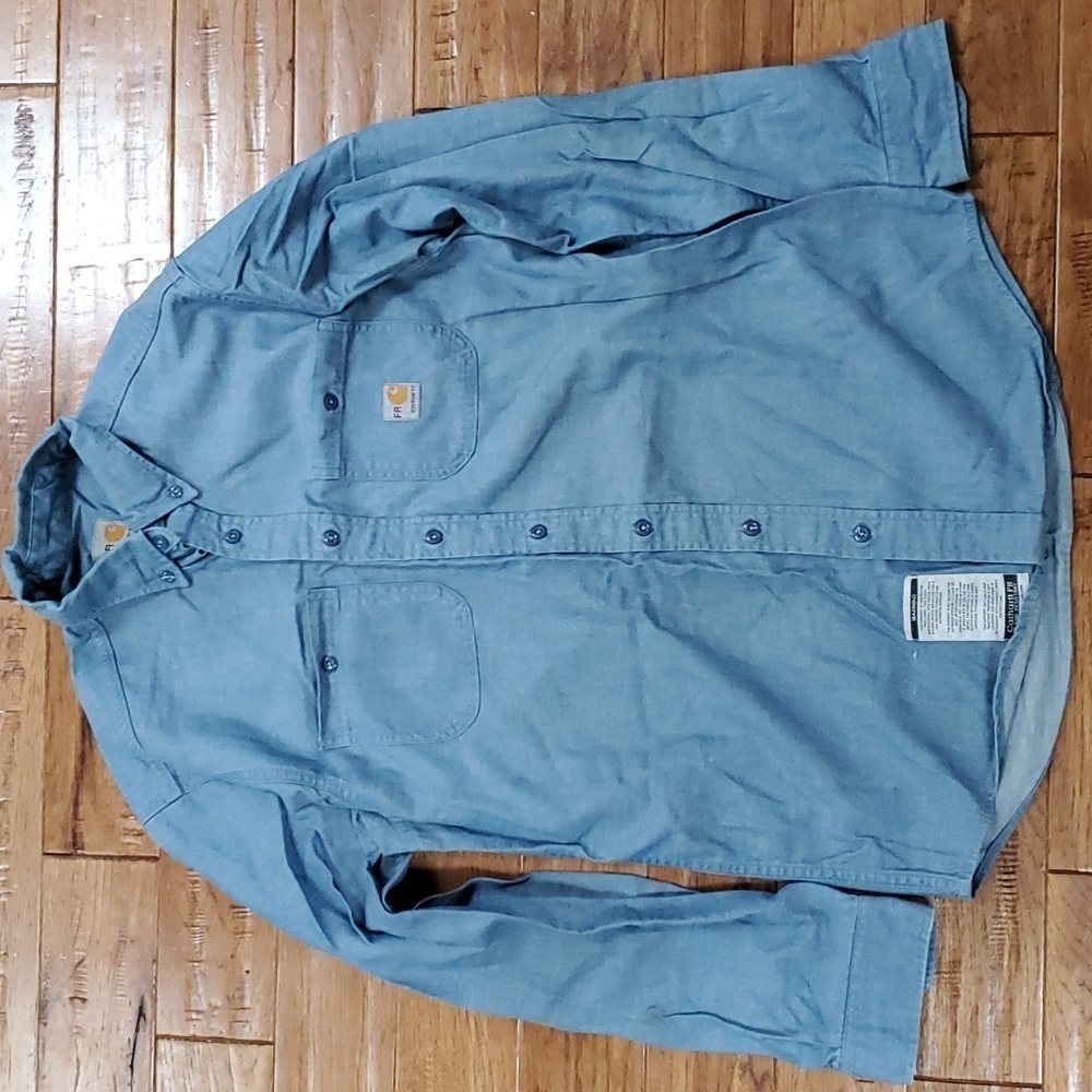 Carhartt Frs93 Cbl Blue Button Down